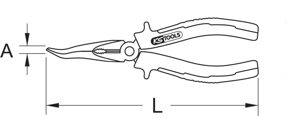 KS tools schlauchlösezange tuyau pince pour refroidisseur tuyaux 115.1199